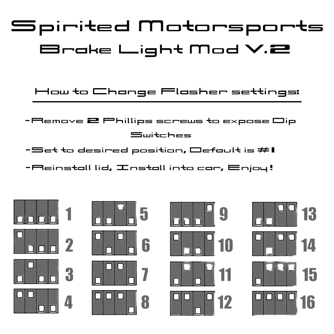 Brake Light Flasher for S2000