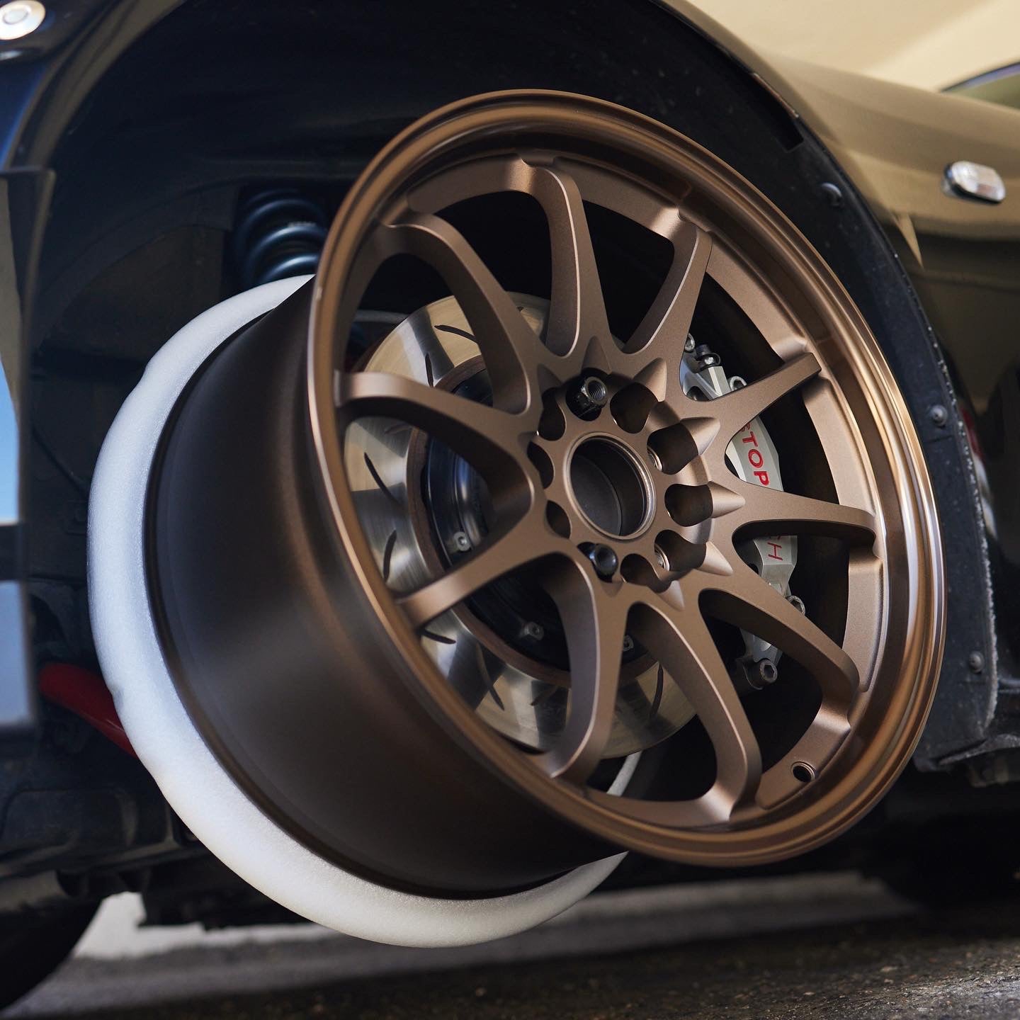 17x10 +45 5x114 Bronze Anodized Forged Wheel