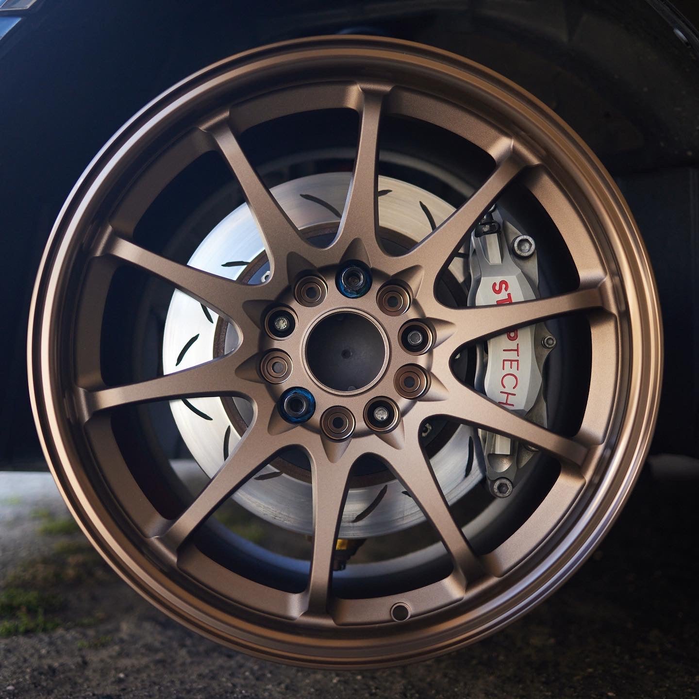 17x10 +45 5x114 Bronze Anodized Forged Wheel